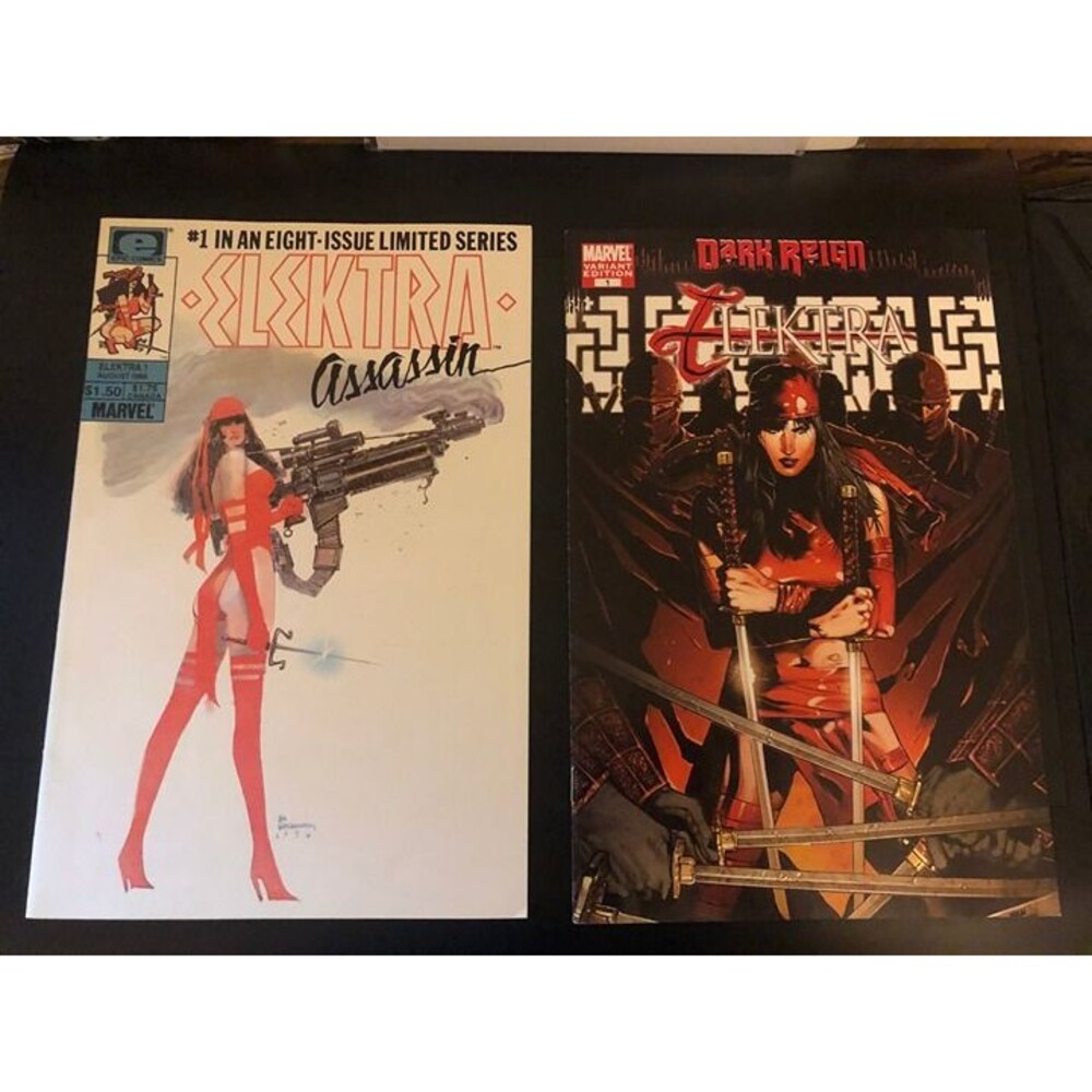 Elektra: Assassin #1 Marvel Sienkiewicz-Miller 1986+ Elektra Dark Reign #1 VF